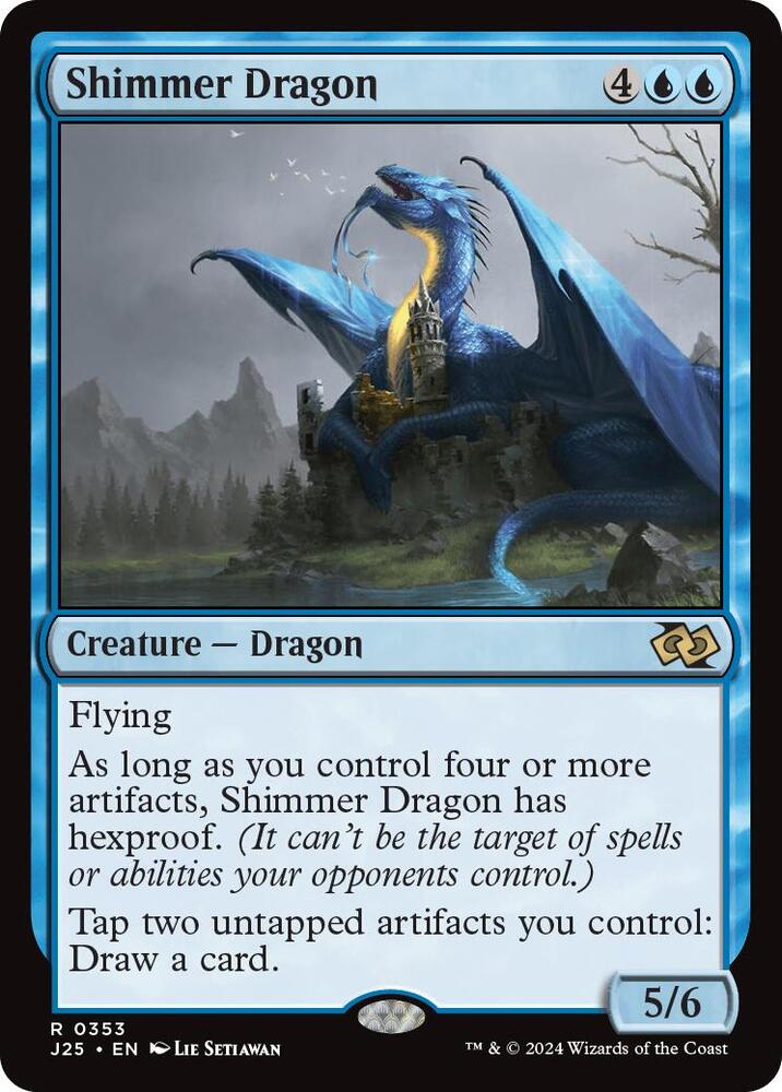 Shimmer Dragon 353/779 (Foundations Jumpstart)  | Good Games North