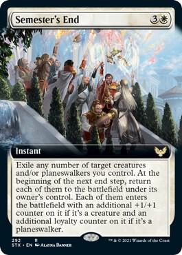 Semesters End Extended Art (Strixhaven: School of Mages)  | Good Games North