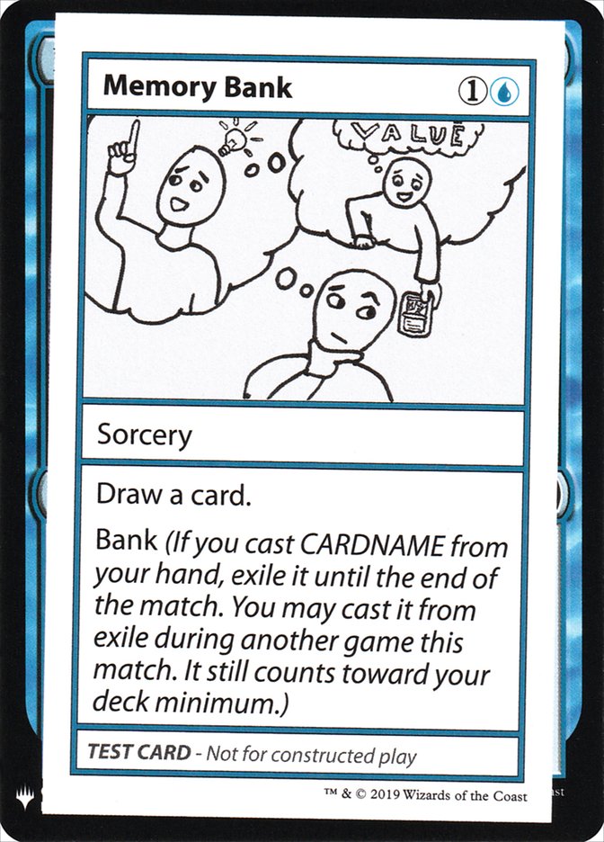 Memory Bank [Mystery Booster Playtest Cards] | Good Games North