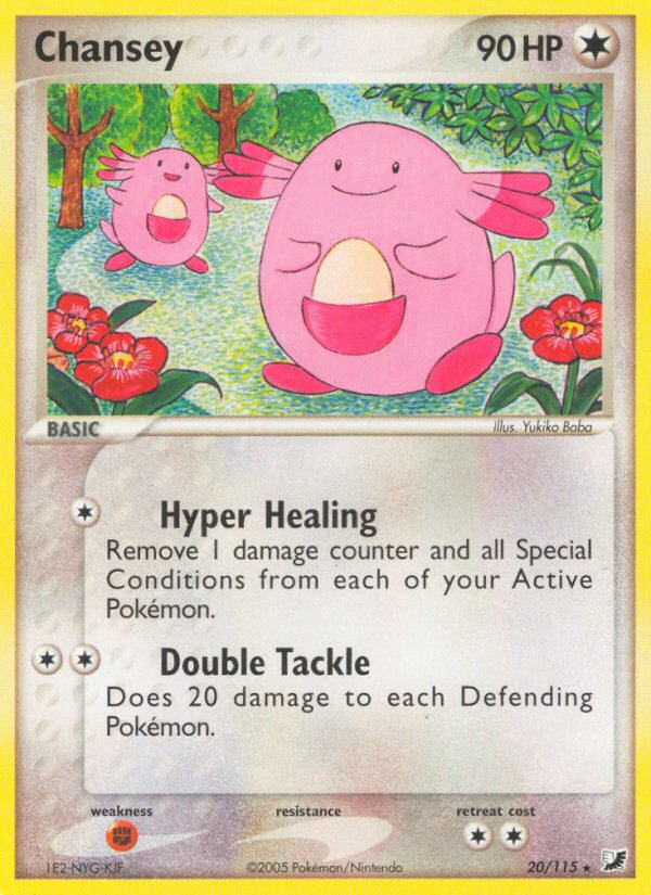 Chansey (20/115) [EX: Unseen Forces] | Good Games North