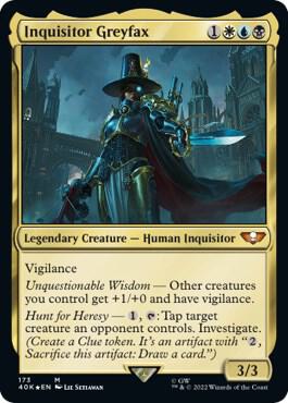 Inquisitor Greyfax (Universes Beyond: Warhammer 40,000)  - Foil | Good Games North