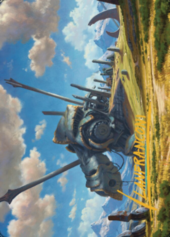 Plains Art Card 1 (Gold-Stamped Signature) [Dominaria United Art Series] | Good Games North