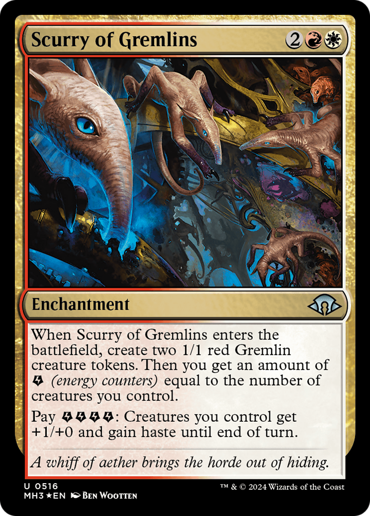 Scurry of Gremlins (Ripple Foil) [Modern Horizons 3] | Good Games North