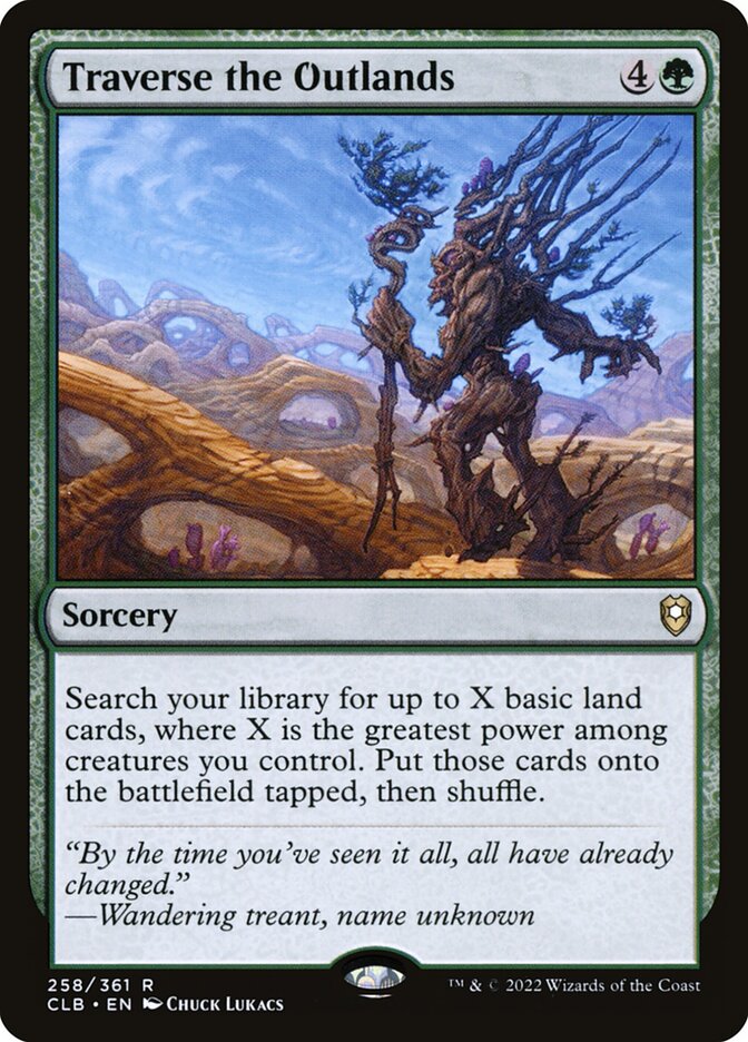 Traverse the Outlands 258 (Commander Legends: Battle for Baldur's Gate)  - Foil | Good Games North