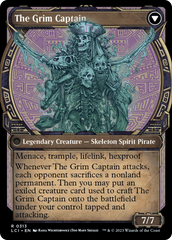Throne of the Grim Captain // The Grim Captain (Showcase) [The Lost Caverns of Ixalan] | Good Games North