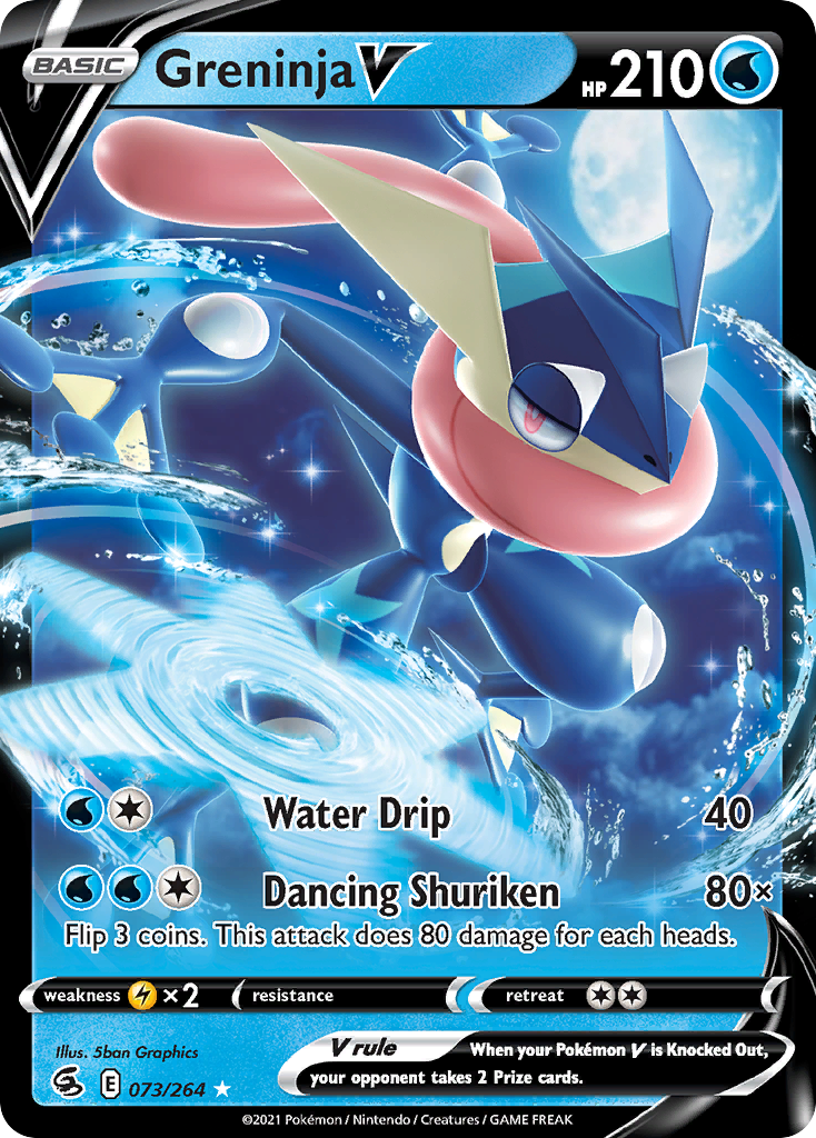 Greninja V (073/264) (Intro Deck) [Sword & Shield: Fusion Strike] | Good Games North