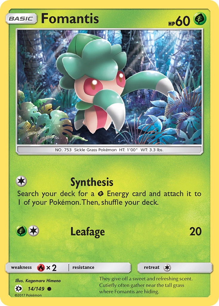 Fomantis (14/149) [Sun & Moon: Base Set] | Good Games North