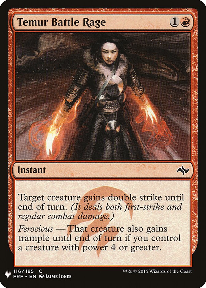 Temur Battle Rage [Mystery Booster] | Good Games North