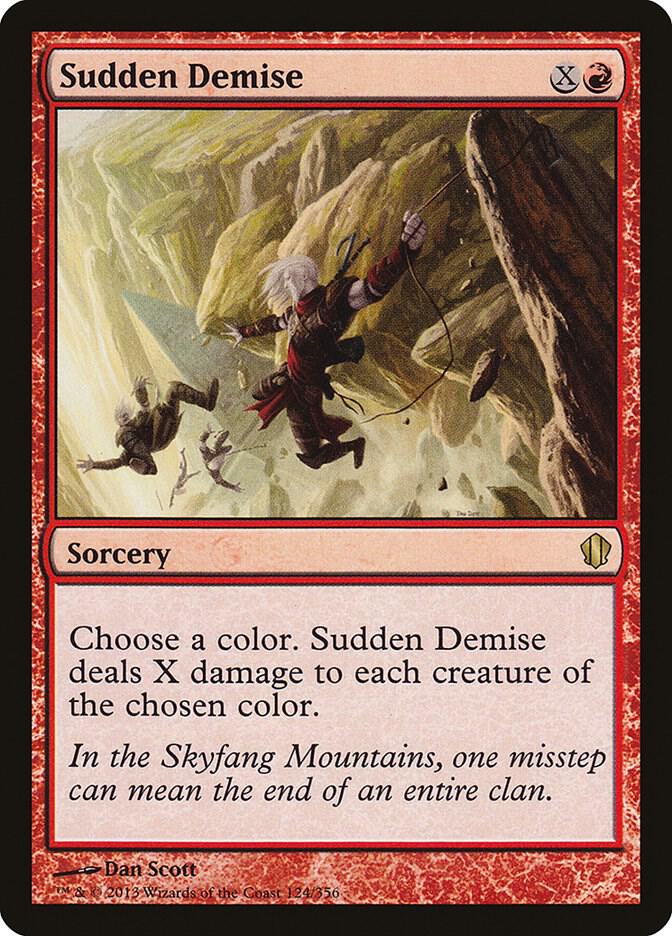 Sudden Demise 124/356 (Commander 2013)  | Good Games North