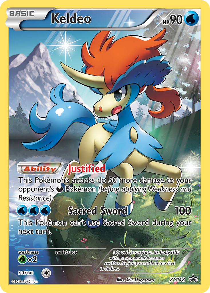 Keldeo (XY118) [XY: Black Star Promos] | Good Games North