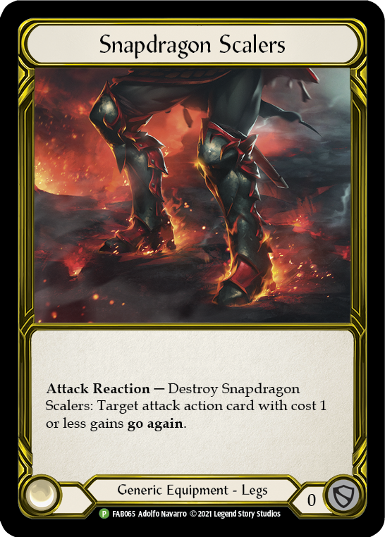 Snapdragon Scalers (Golden) [FAB065] (Promo)  Cold Foil | Good Games North