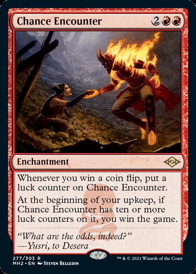 Chance Encounter (Foil Etched) [Modern Horizons 2] | Good Games North