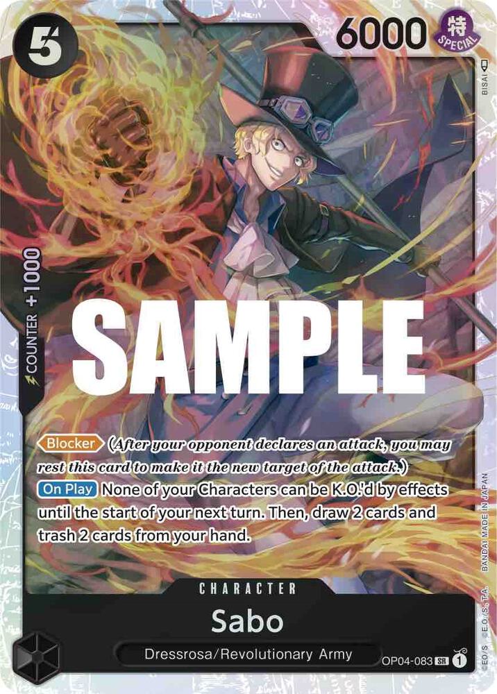 Sabo OP04-083 (Kingdoms of Intrigue)  - Foil | Good Games North