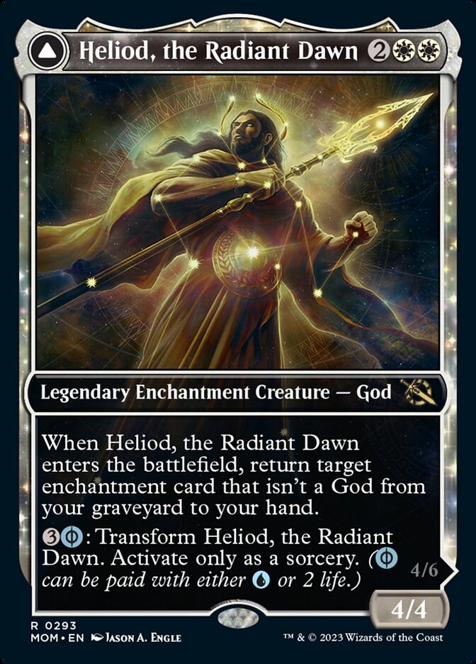 Heliod, the Radiant Dawn // Heliod, the Warped Eclipse (Showcase Planar Booster Fun) [March of the Machine] | Good Games North