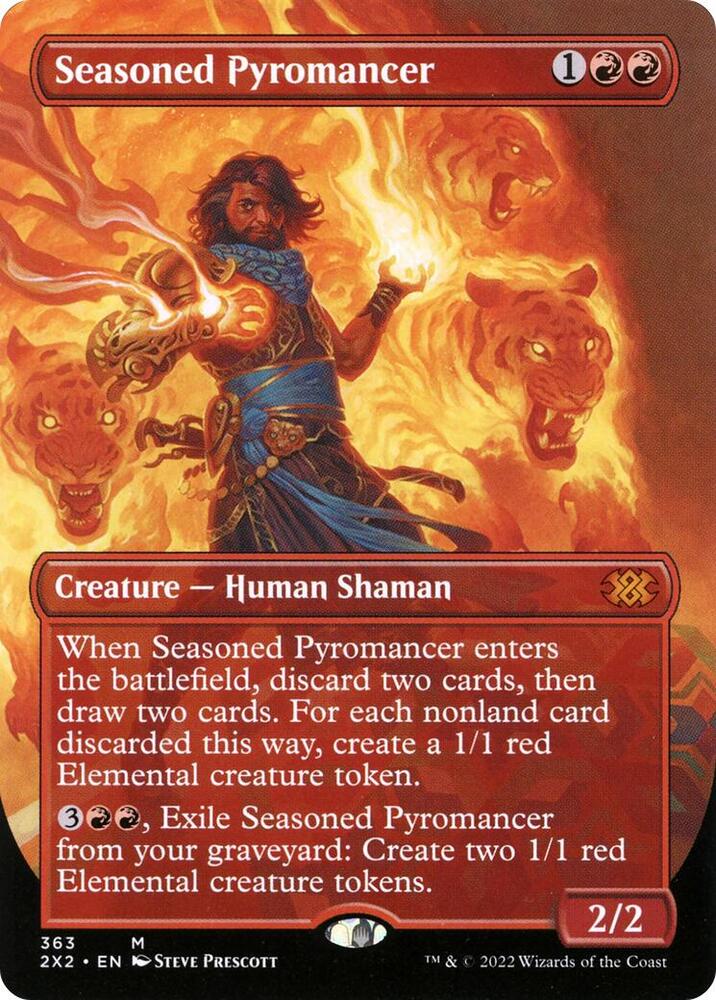 Seasoned Pyromancer Borderless (Double Masters 2022)  | Good Games North
