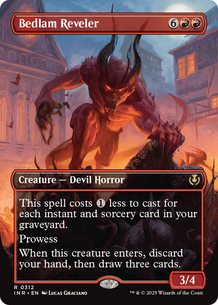 Bedlam Reveler (Borderless) [Innistrad Remastered] | Good Games North