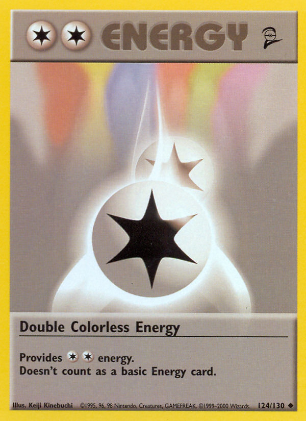 Double Colorless Energy (124/130) [Base Set 2] | Good Games North