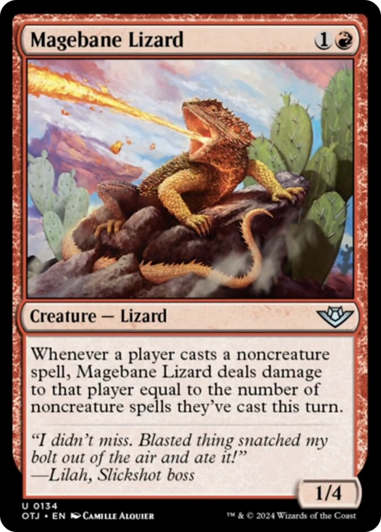 Magebane Lizard [Outlaws of Thunder Junction] | Good Games North