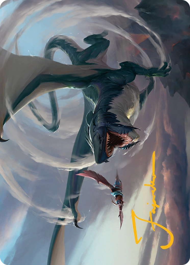 Whirlwing Stormbrood Art Card (27/54) [Tarkir: Dragonstorm Art Series] | Good Games North