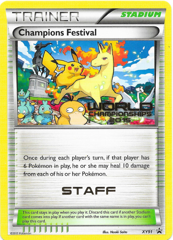 Champions Festival (XY91) (2015 Quarter Finalist) [XY: Black Star Promos] | Good Games North