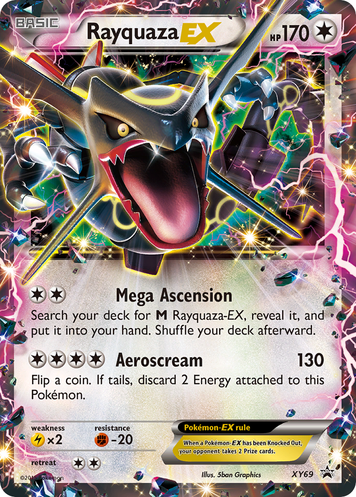 Rayquaza EX (XY69) (Shiny) [XY: Black Star Promos] | Good Games North