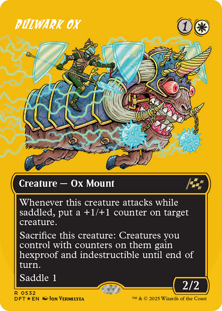 Bulwark Ox (Borderless) (First-Place Foil) [Aetherdrift] | Good Games North