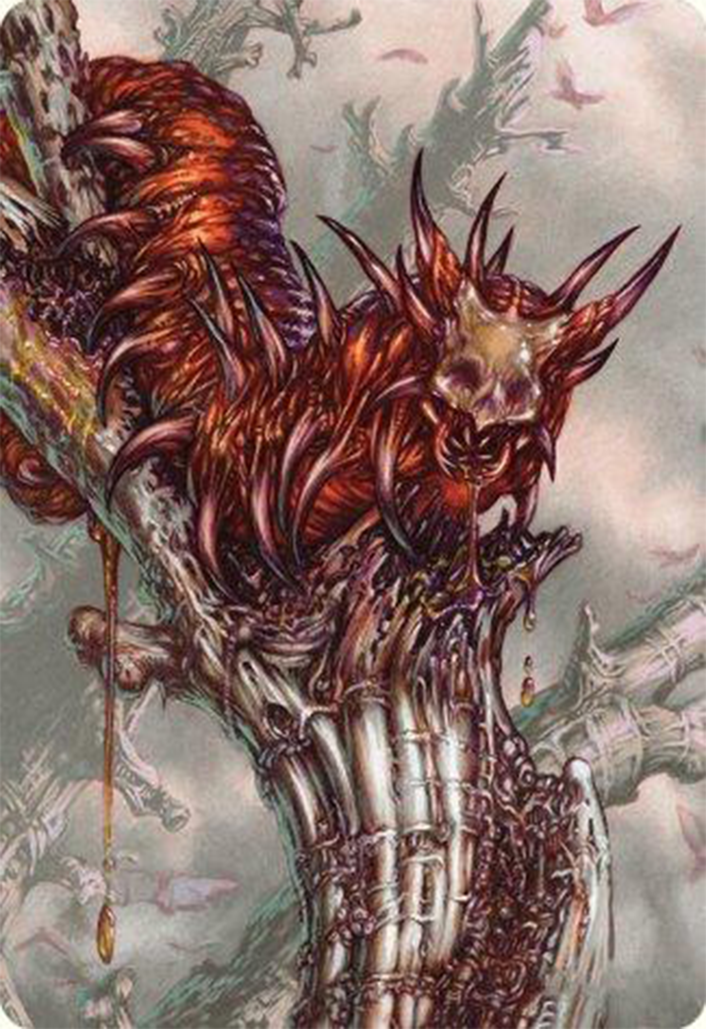 Grist, Voracious Larva Art Card [Modern Horizons 3 Art Series] | Good Games North