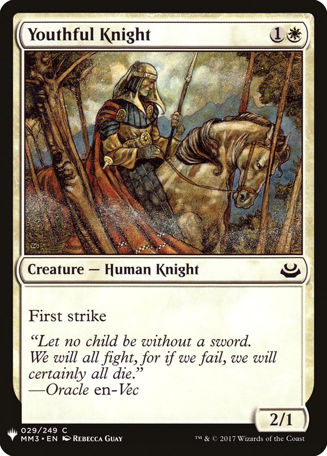 Youthful Knight [Mystery Booster] | Good Games North