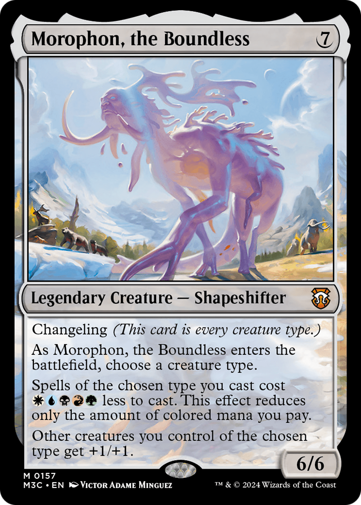 Morophon, the Boundless (Ripple Foil) [Modern Horizons 3 Commander] | Good Games North