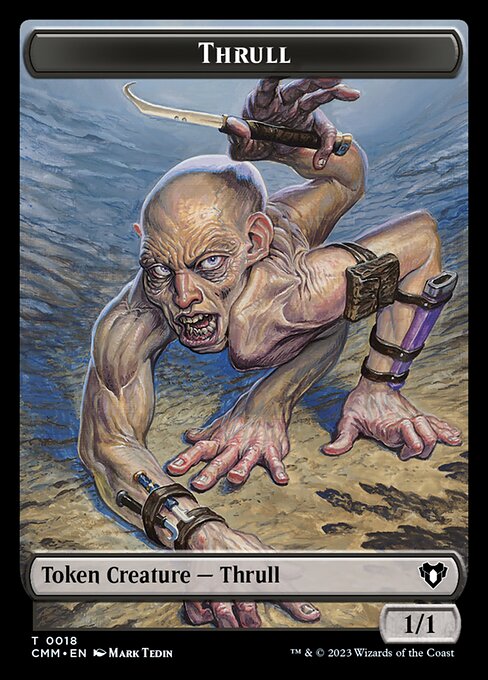 Servo // Thrull Double-Sided Token [Commander Masters Tokens] | Good Games North
