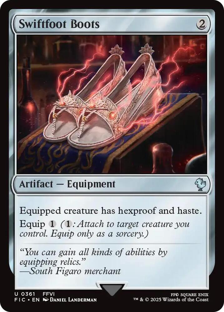 Swiftfoot Boots Surge Foil (Commander: FINAL FANTASY)  - Foil | Good Games North