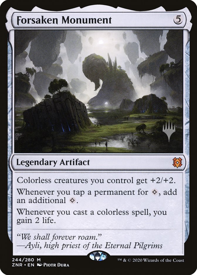 Forsaken Monument (Promo Pack) [Zendikar Rising Promos] | Good Games North