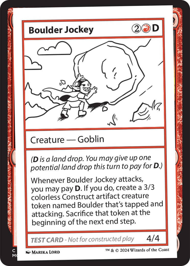 Boulder Jockey [Mystery Booster 2 Playtest Cards] | Good Games North