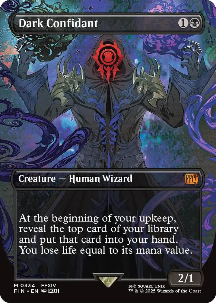 Dark Confidant Borderless (FINAL FANTASY)  - Foil | Good Games North