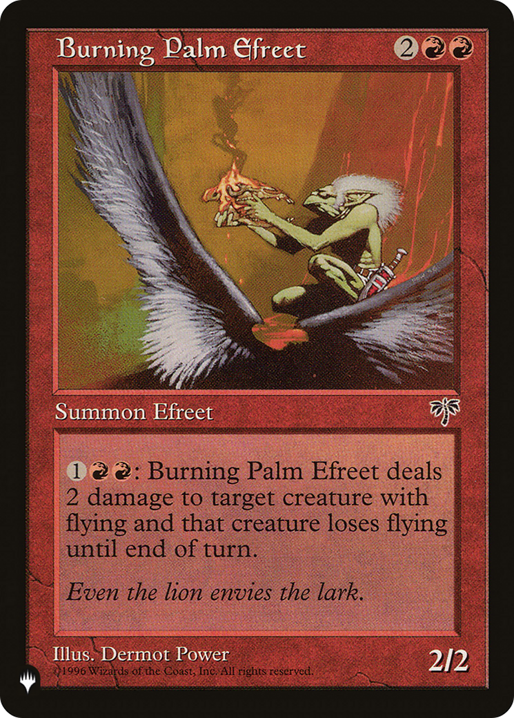 Burning Palm Efreet [The List] | Good Games North