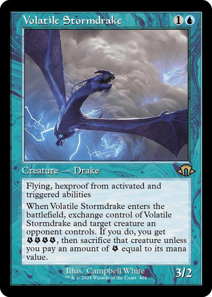 Volatile Stormdrake 404 (Modern Horizons 3)  - Retro | Good Games North
