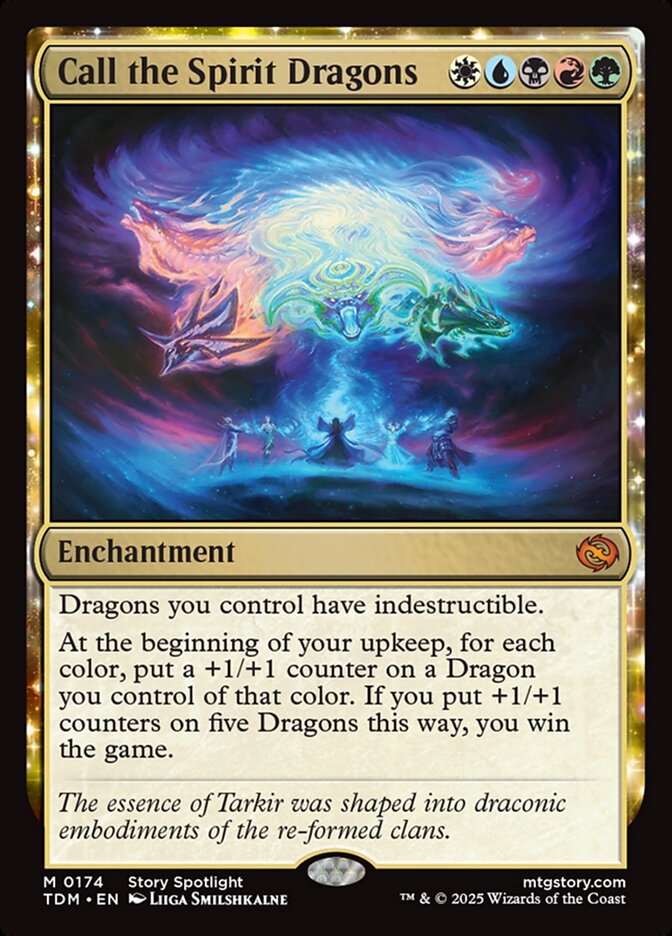Call the Spirit Dragons (Tarkir: Dragonstorm)  | Good Games North