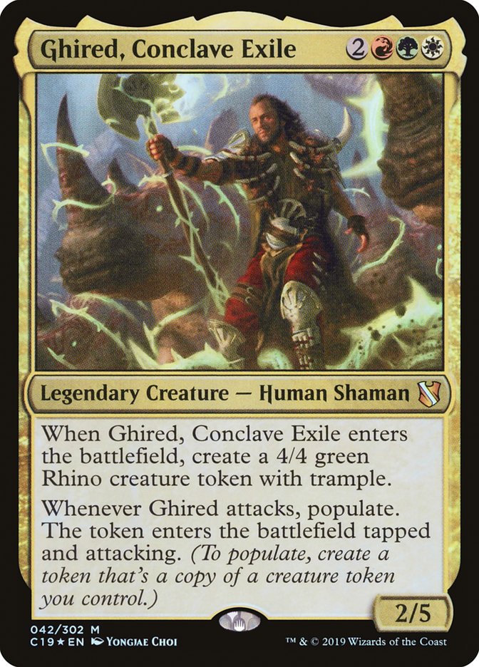 Ghired, Conclave Exile (Commander 2019)  - Foil | Good Games North