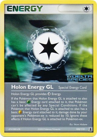 Holon Energy GL (105/113) (Stamped) [EX: Delta Species] | Good Games North