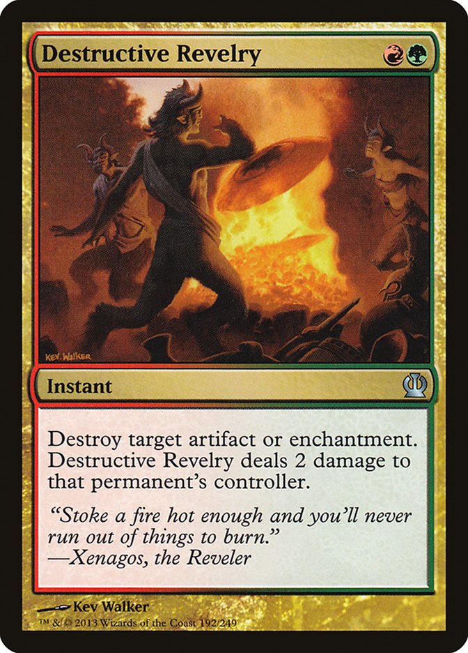 Destructive Revelry (Theros)  - Foil | Good Games North