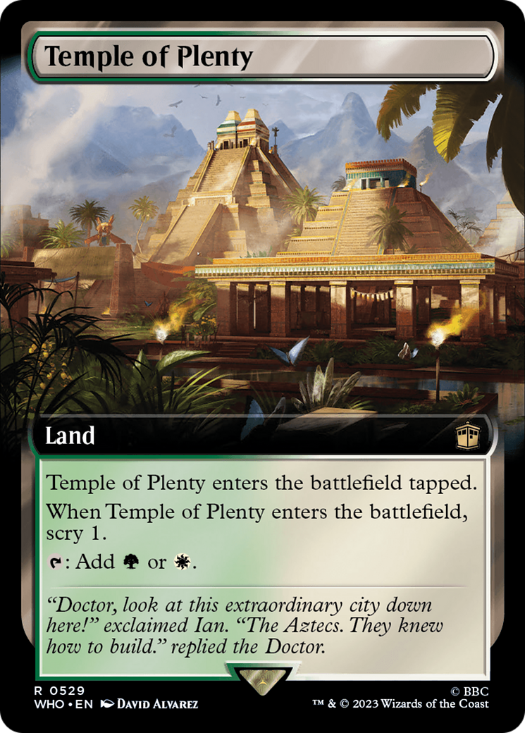 Temple of Plenty (Extended Art) [Doctor Who] | Good Games North