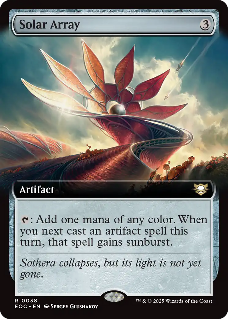 Solar Array (Extended Art) [Edge of Eternities Commander] | Good Games North