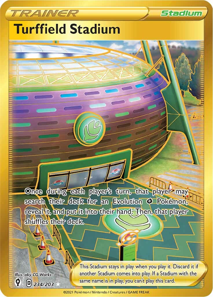 Turffield Stadium (234/203) [Sword & Shield: Evolving Skies] | Good Games North