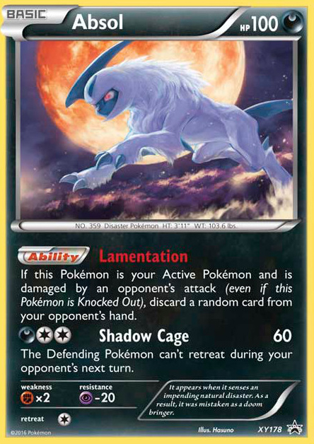 Absol (XY178) [XY: Black Star Promos] | Good Games North