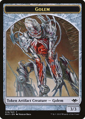 Zombie // Golem Double-Sided Token [Modern Horizons Tokens] | Good Games North