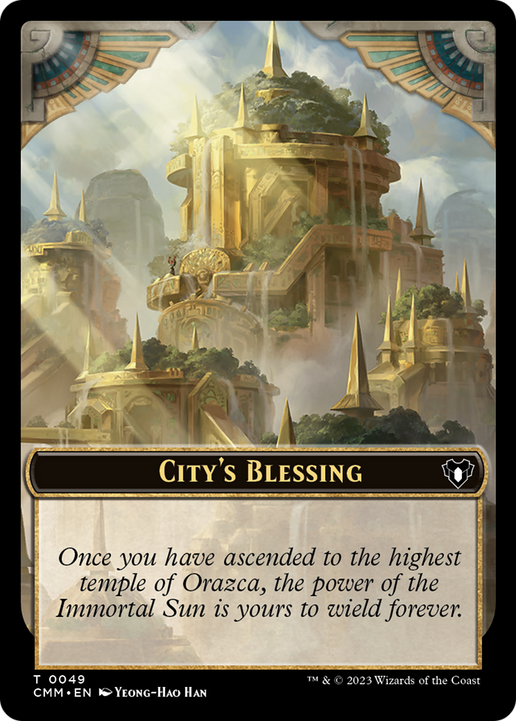 City's Blessing Token [Commander Masters Tokens] | Good Games North