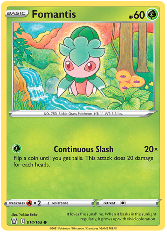 Fomantis (014/163) [Sword & Shield: Battle Styles] | Good Games North