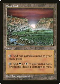 Brushland (Oversized) [Oversize Cards] | Good Games North