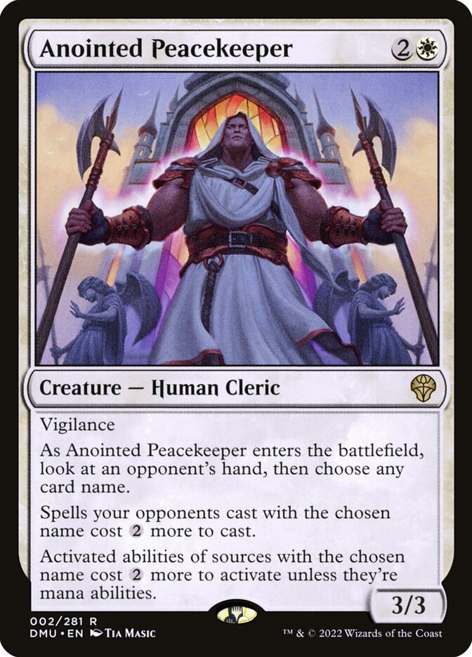 Anointed Peacekeeper (Dominaria United)  | Good Games North