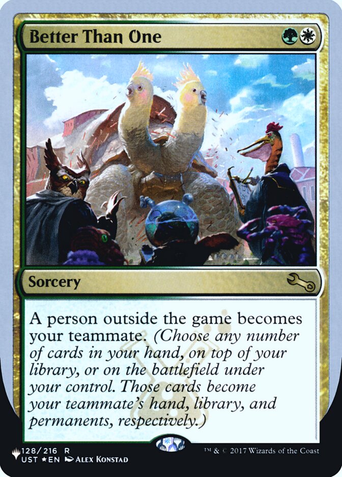 Better Than One (Unfinity Foil Edition) [The List] | Good Games North
